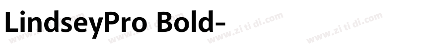 LindseyPro Bold字体转换